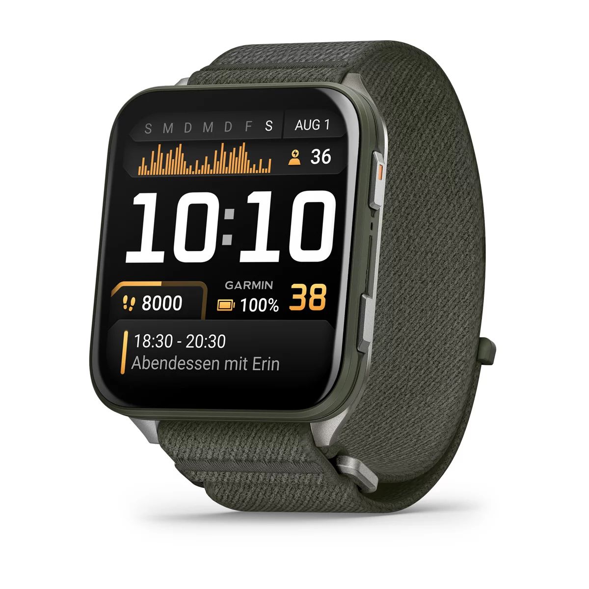 Garmin Venu X1, Moosgrün 