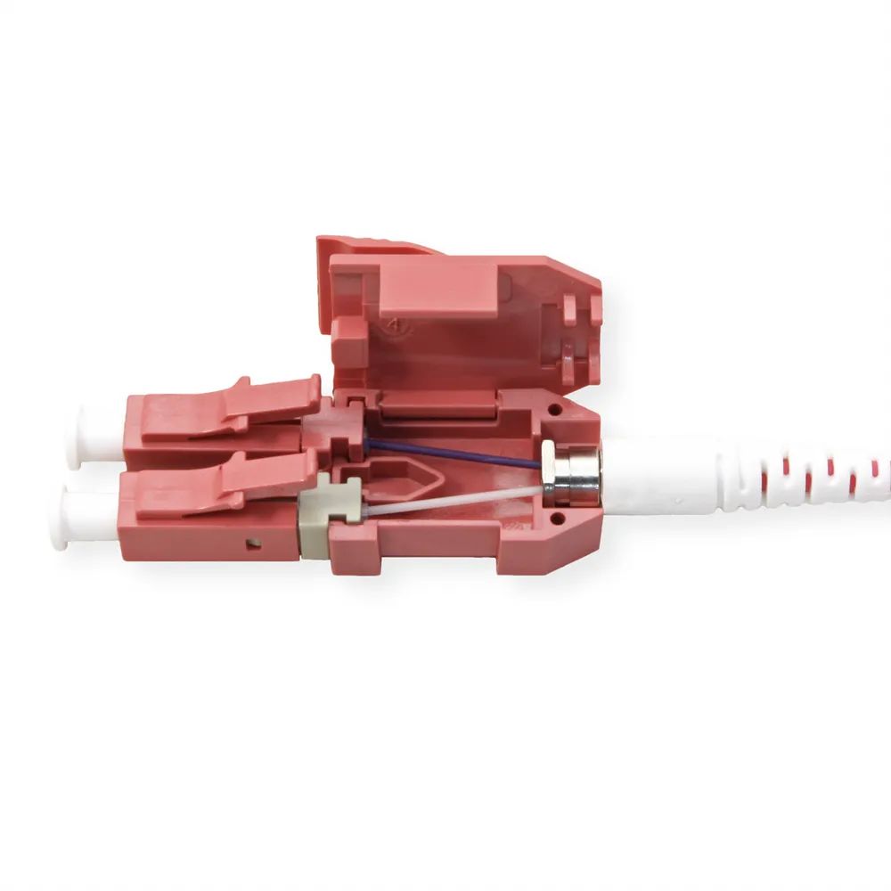 ROLINE LWL-Kabel duplex 50/125µm OM4, LC/LC, UNIBOOT, violett, 3 m
