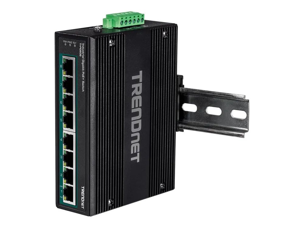 TRENDnet TI-PG80B - Switch - unmanaged - 8 x 10/100/1000 (PoE+)