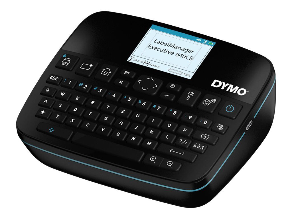 Dymo LabelMANAGER Executive 640 CB - Beschriftungsgerät - s/w - Thermotransfer - Rolle (2,4 cm x 4 m)