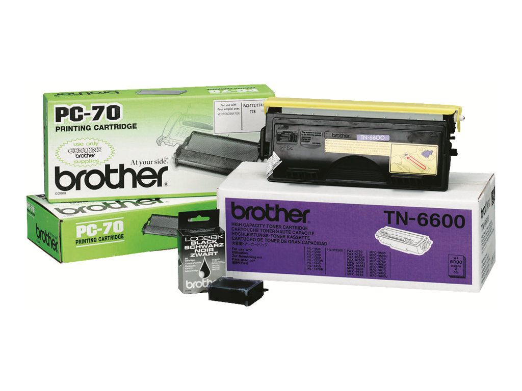 Brother TN-6600 - Schwarz - original - Tonerpatrone