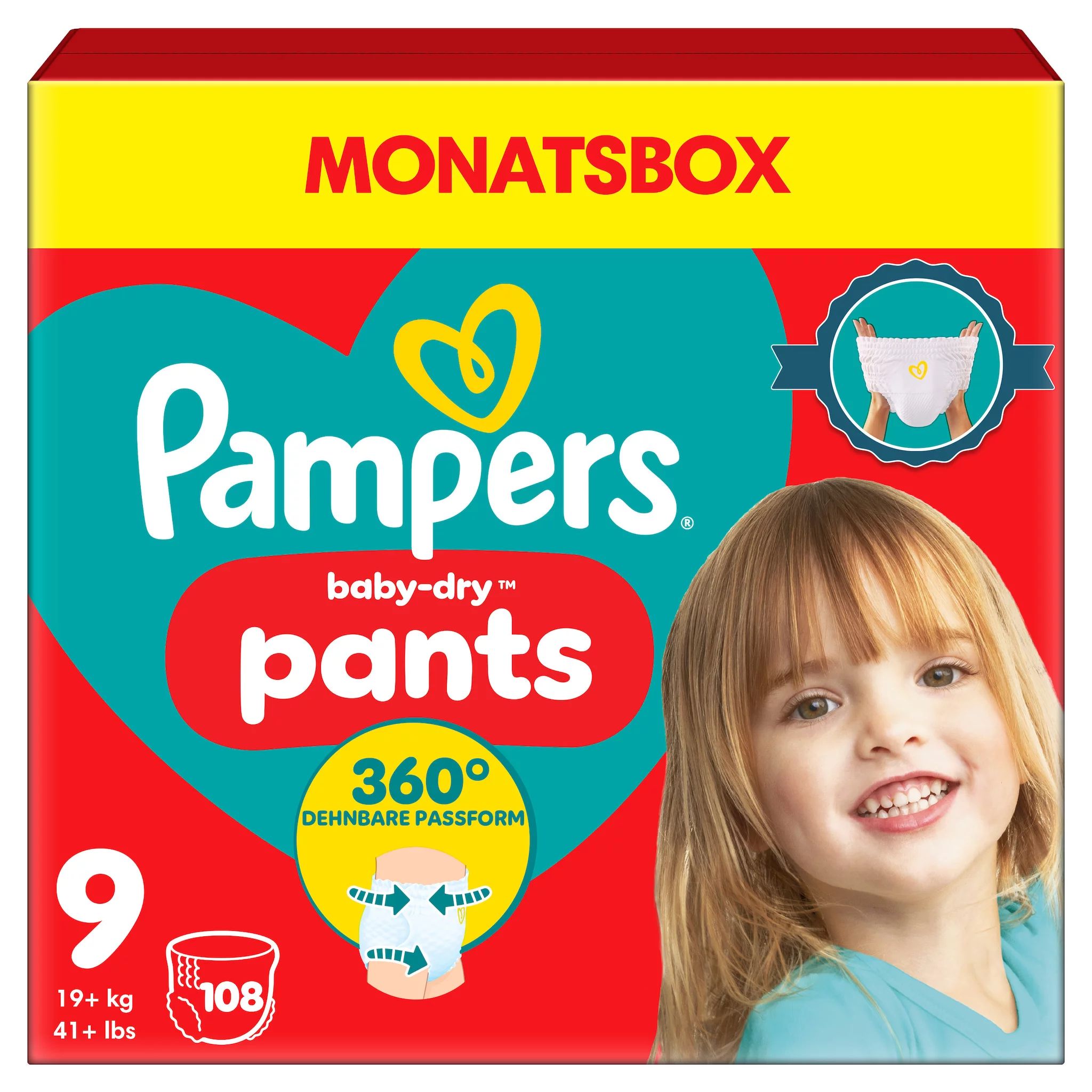 Pampers Baby Dry Pants Gr.9 Extra Large 19+kg 