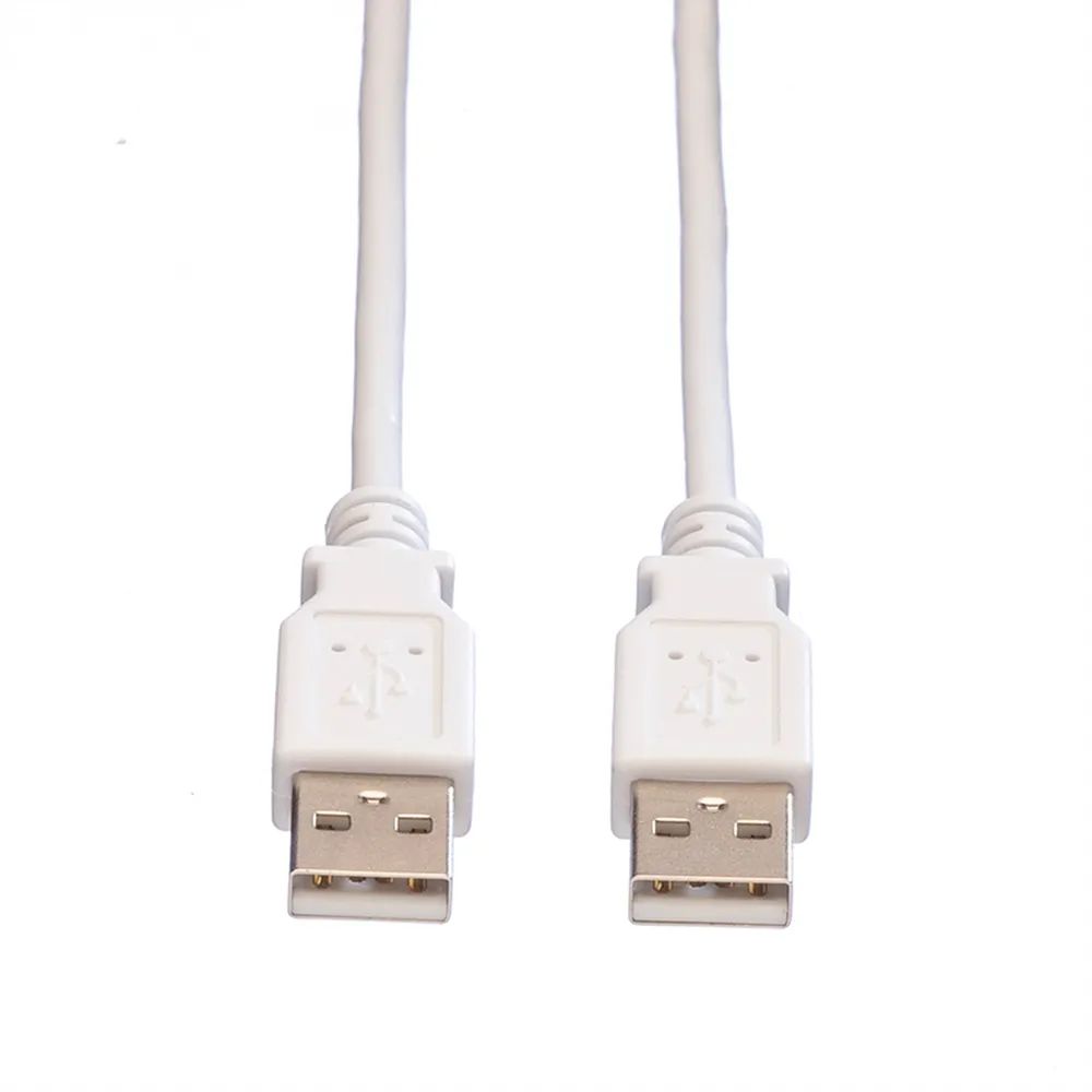 VALUE USB 2.0 Kabel, Typ A-A, weiß, 1,8 m