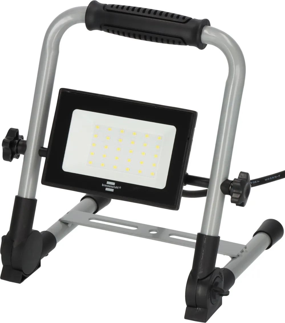 Hugo Brennenstuhl GmbH & Co. KG LED Baustrahler EL 3300 M, 30W, 3300lm, IP65, 1,5m H05RN-F 3G1,0