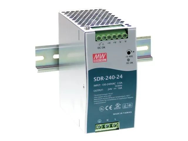 Meanwell Mean Well SDR-240 series SDR-240-48 - Netzteil (DIN-Schienenmontage möglich)