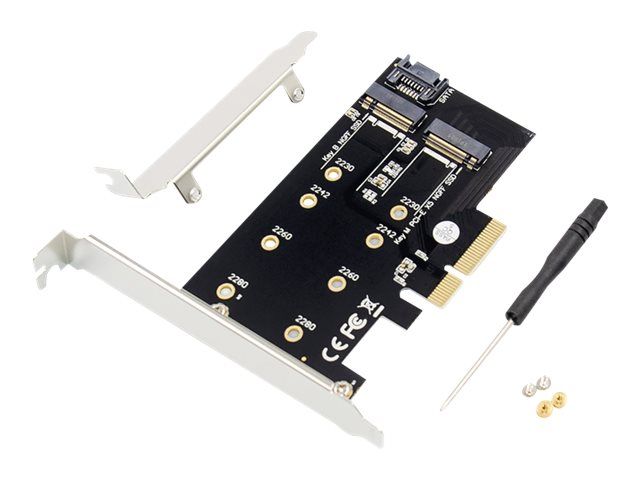 DIGITUS M.2 NGFF / NVMe SSD PCI Express 3.0 (x4) Add-On Karte