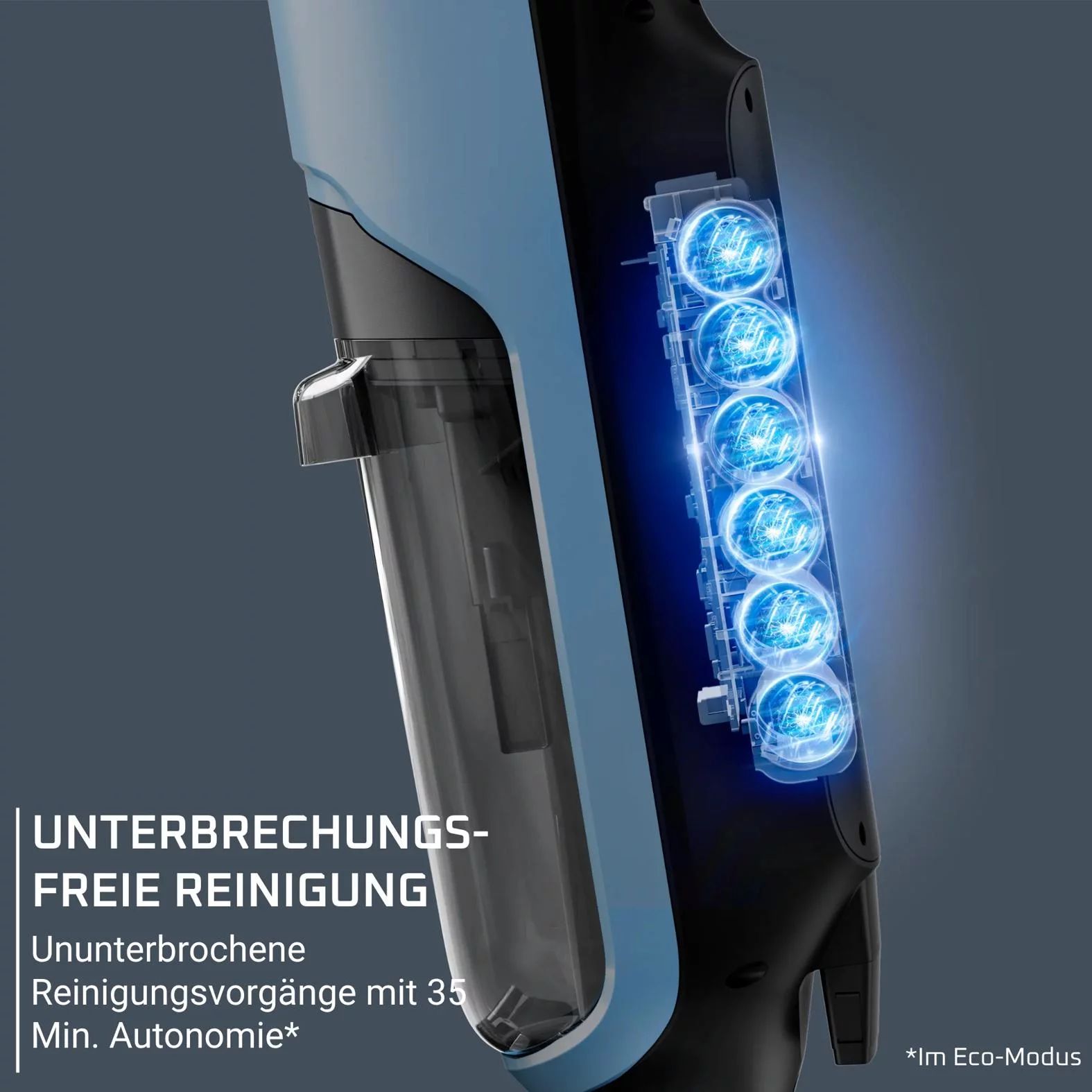 ROWENTA GZ2271 2-in-1 Nass-Trockensauger X-Clean - BLUE AQUA