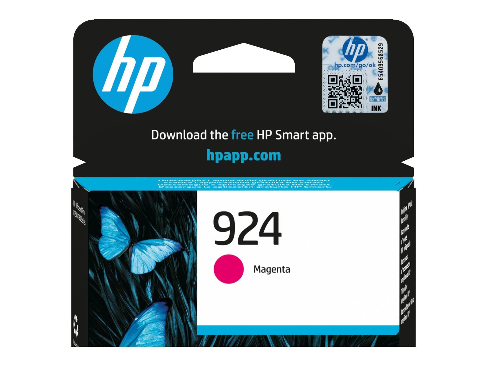 HP 924 Magenta EN/DE/PL/CZ Original Ink Cartridge - Original - Tintenpatrone
