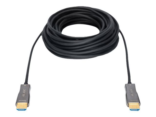 DIGITUS HDMI AOC Hybrid Glasfaserkabel, UHD 4K, 30 m