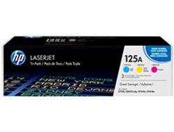 HP 125A - 3er-Pack - Gelb, Cyan, Magenta - original - LaserJet - Tonerpatrone (CE259AM)