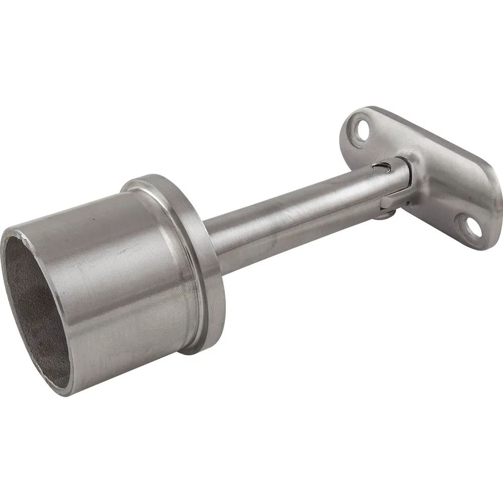 ECONOMY Rohrstütze verstellbar, Rohr ø 42,4 x 2,0 mm,Edelstahl geschliffen V2A