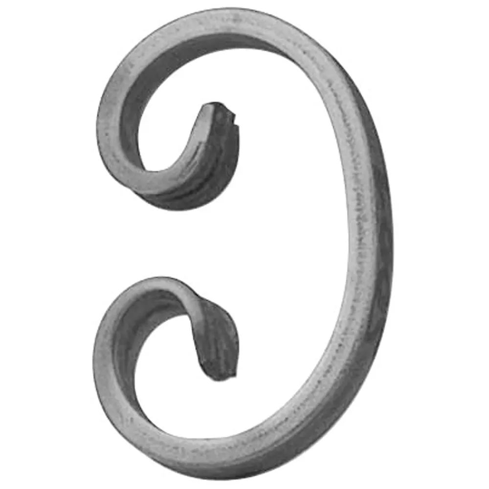 ARTEFERRO C Schnecke, 70 x 110 mm, Schmiedeeisen