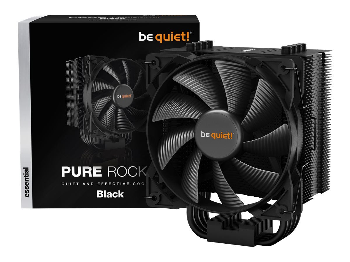 Be Quiet! Pure Rock 2 - Prozessor-Luftkühler - (für: LGA1150, LGA1151, LGA1155, LGA1200, LGA1700, LGA2011-3 (Square ILM)
