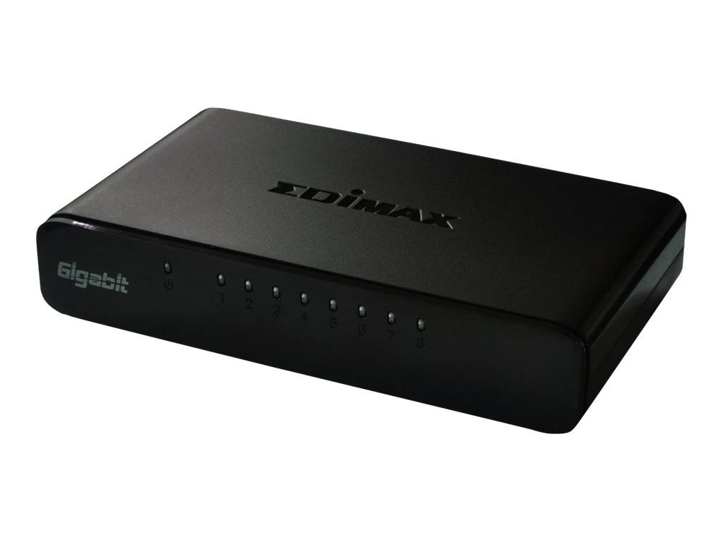 Edimax ES-5800G V3 - Switch - unmanaged - 8 x 10/100/1000