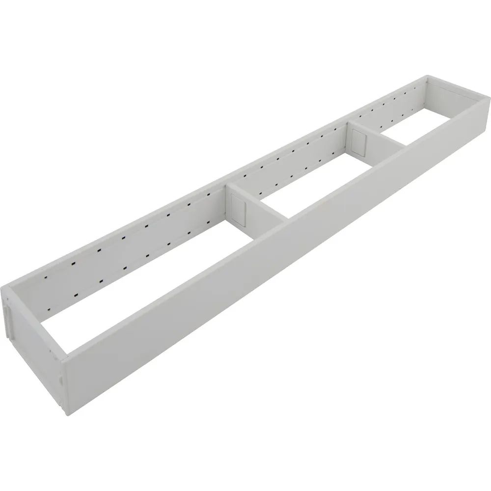 BLUM AMBIA-LINE Schubkastenrahmen schmal, NL600mm, Stahl Seidenweiß matt