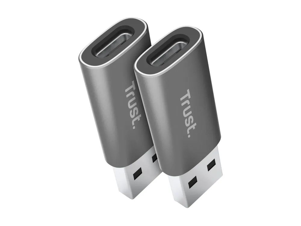 Trust CALYX USB-A to USB-C Adapter 2 Pack