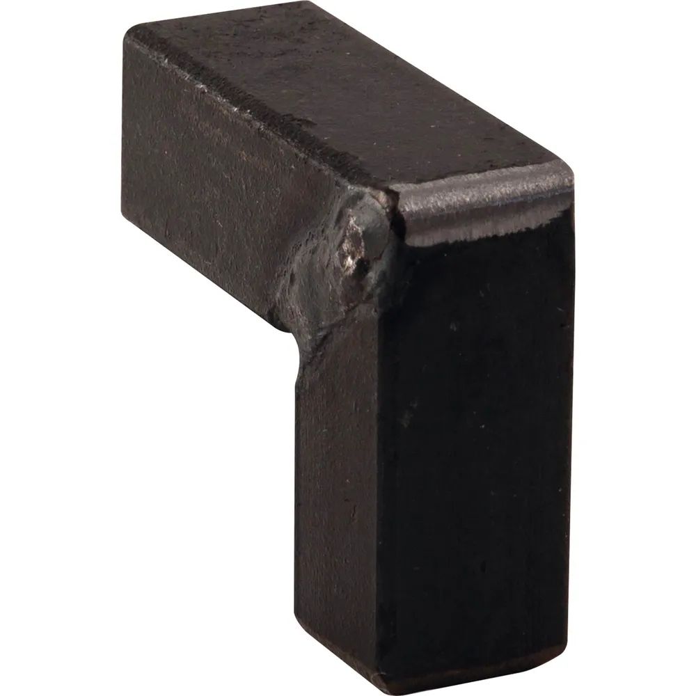 Simausrom Knopf Aruba Breite 10 mm, Höhe 25 mm, Schwarzstahl schutzlackiert