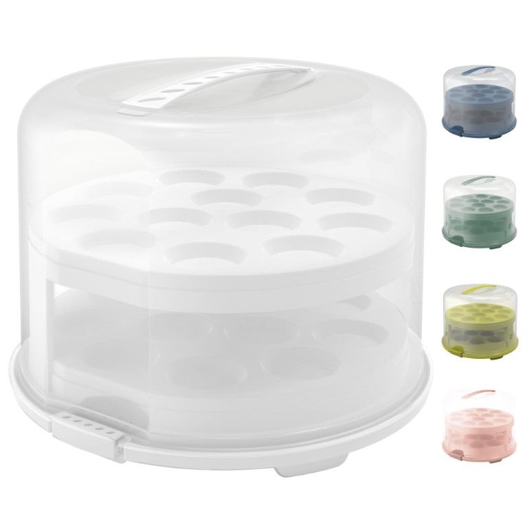 Rotho Tortenglocke XL 26 cm mit Trays FRESH