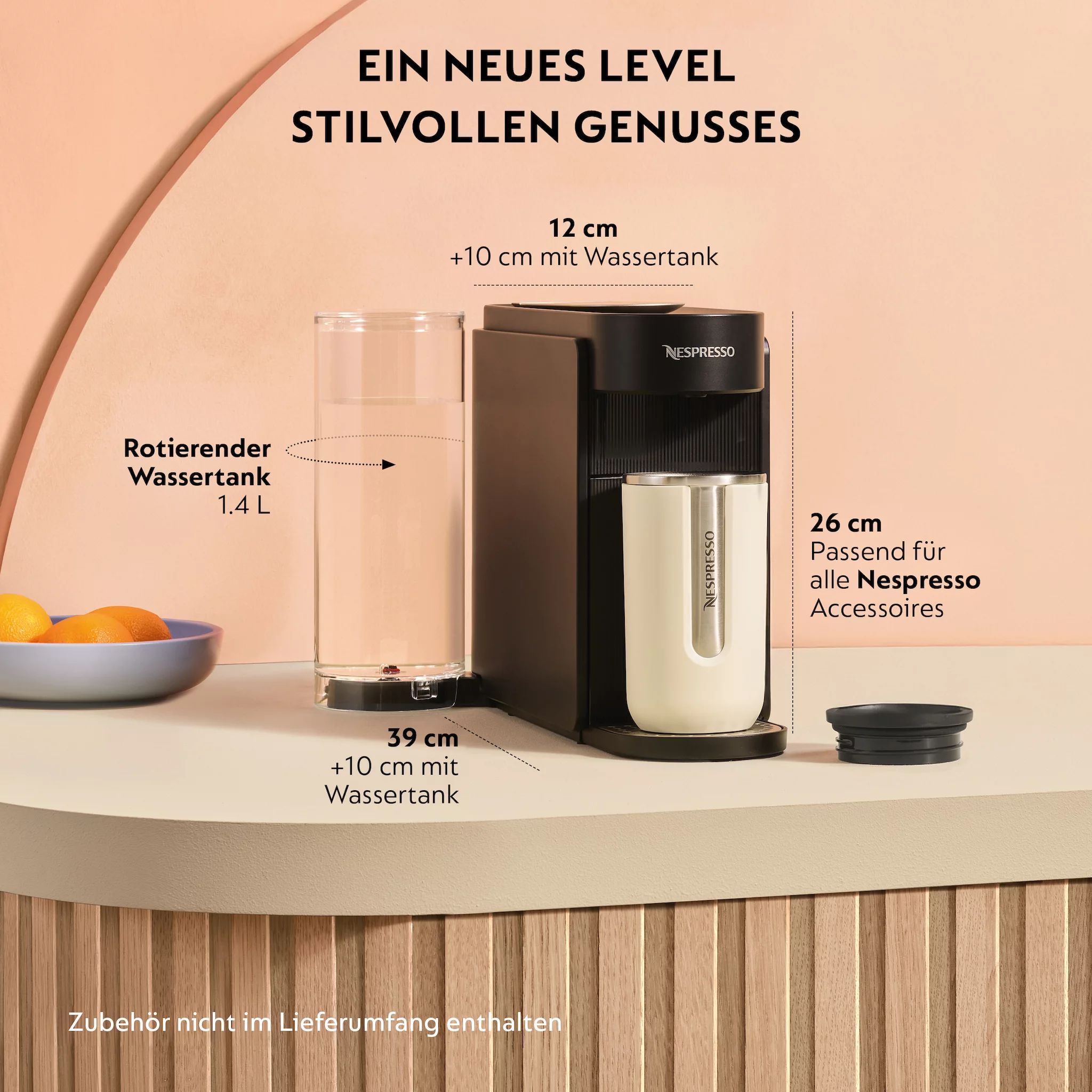 Krups VERTUO Up Nespresso Kapselmaschine XN9408 Ink Black
