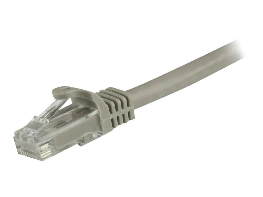 StarTech.com 1,5m CAT6-Kabel - Patchkabel - grau - Snagless - Patch-Kabel - RJ-45 (M)