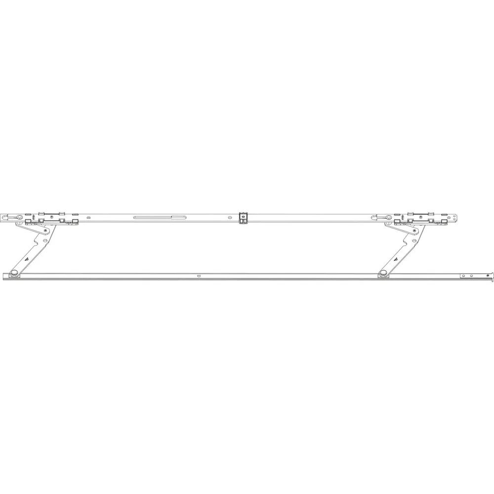 ROTO Patio Alversa HK Verstärkungsteile-Set 160 F1 silber