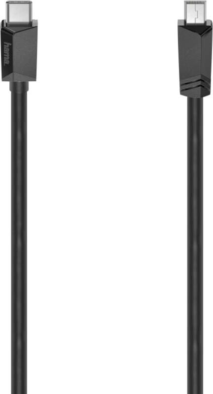 Hama 200643 USB-C auf Mini, 480 Mbit/s, 0,75m