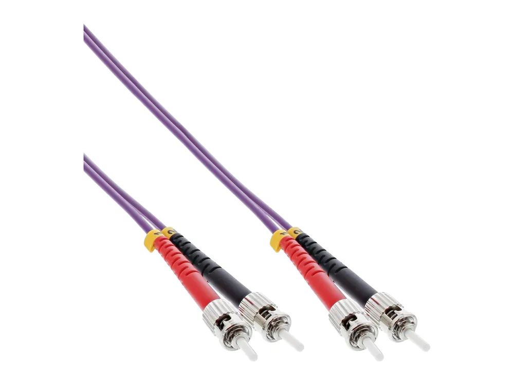 InLine LWL Duplex Kabel - ST/ST - 50/125µm - OM4 - 15m