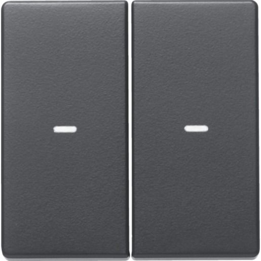 Berker Q.X ABDECKUNG 2F M. KL. LINSE / BERKER 80960326 ANTHR. SAMT 80960326
