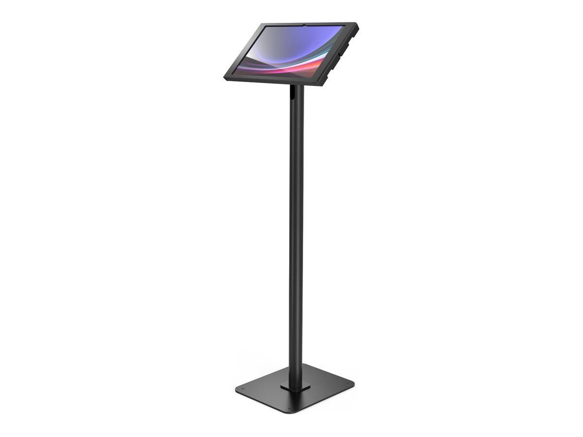 Compulocks Stand kit - freiliegende Front-/Rückkamera und Sensoren - für Flachbildschirm / Tablet-Gehäuse - verriegelbar - hochwertiges Aluminium - Schwarz - Bildschirmgröße: 37.1 cm (14.6")