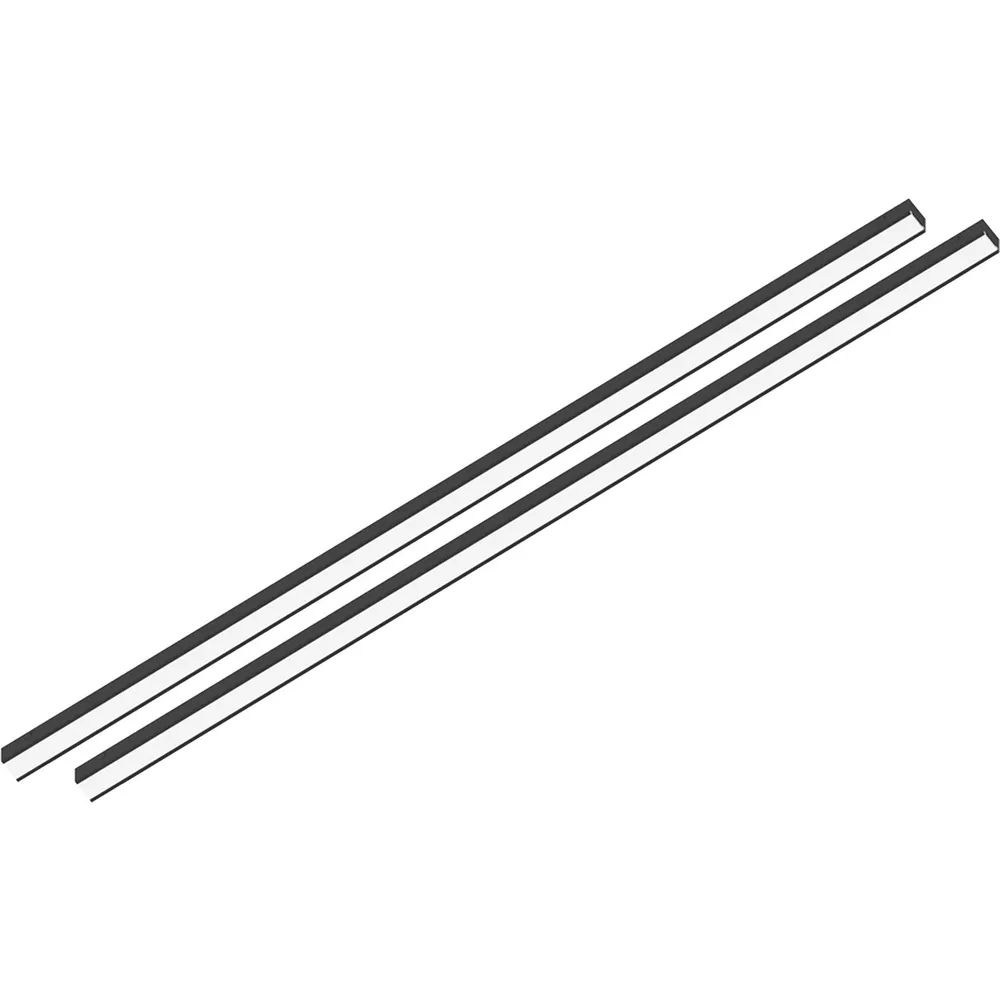 L&S Leuchte Linear Lite Track schwarz, 2 Stk.