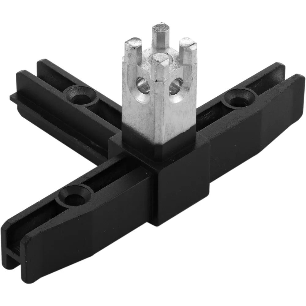 ALUMIS Smartcube Eckknoten 4sh Zamak schwarz