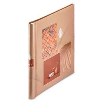 Hama Selbstklebe-Album "Singo II", 28x31 cm, 20 weiße Seiten, Terracotta