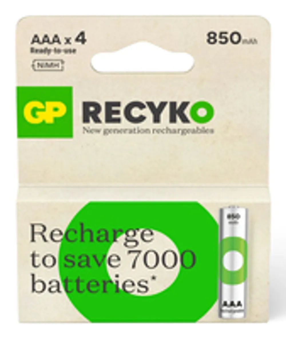 GP Battery y ReCyko Micro AAA -Akku NiMH - Akku - Micro (AAA)