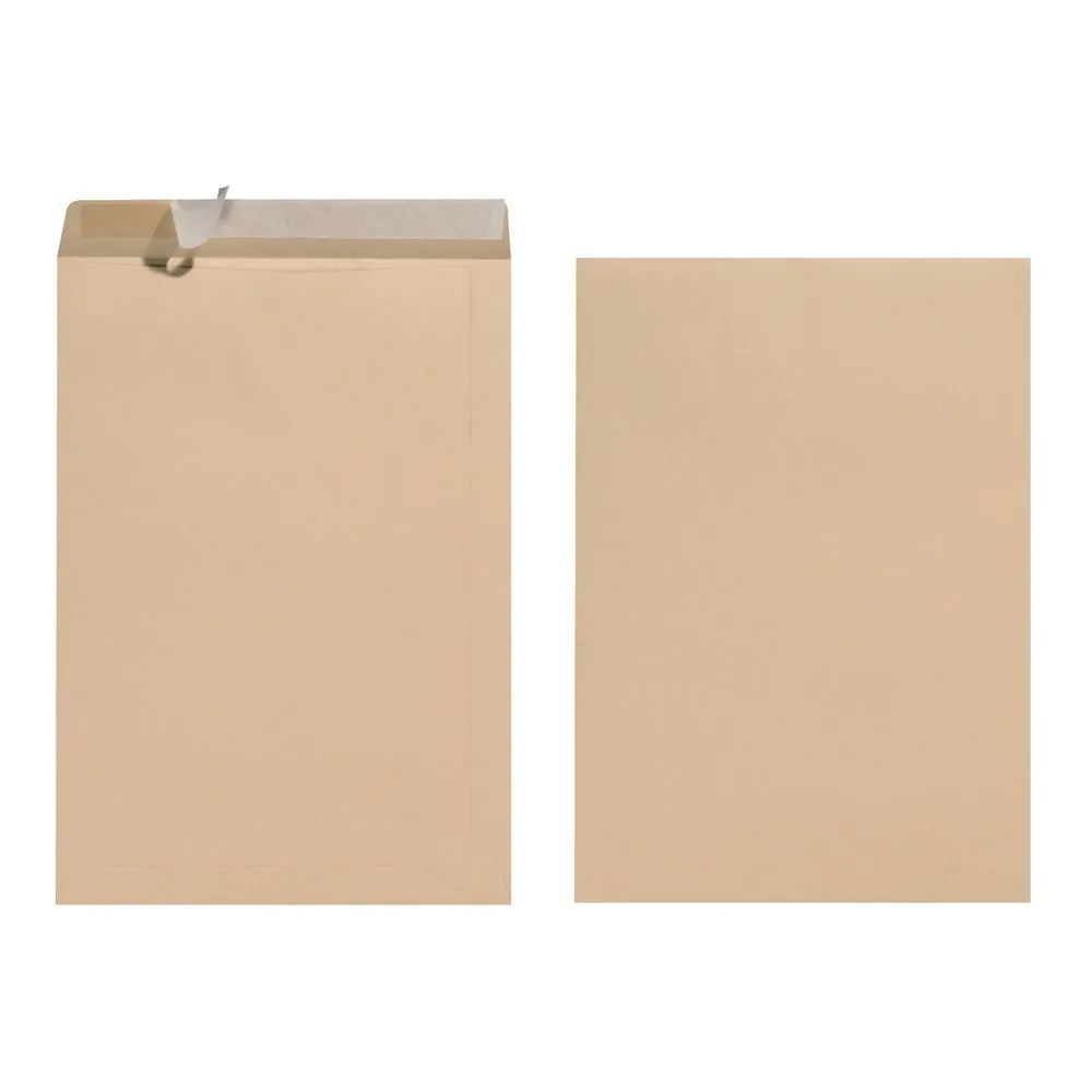 herlitz Versandtasche B4 100g haftklebend braun 10er Packung