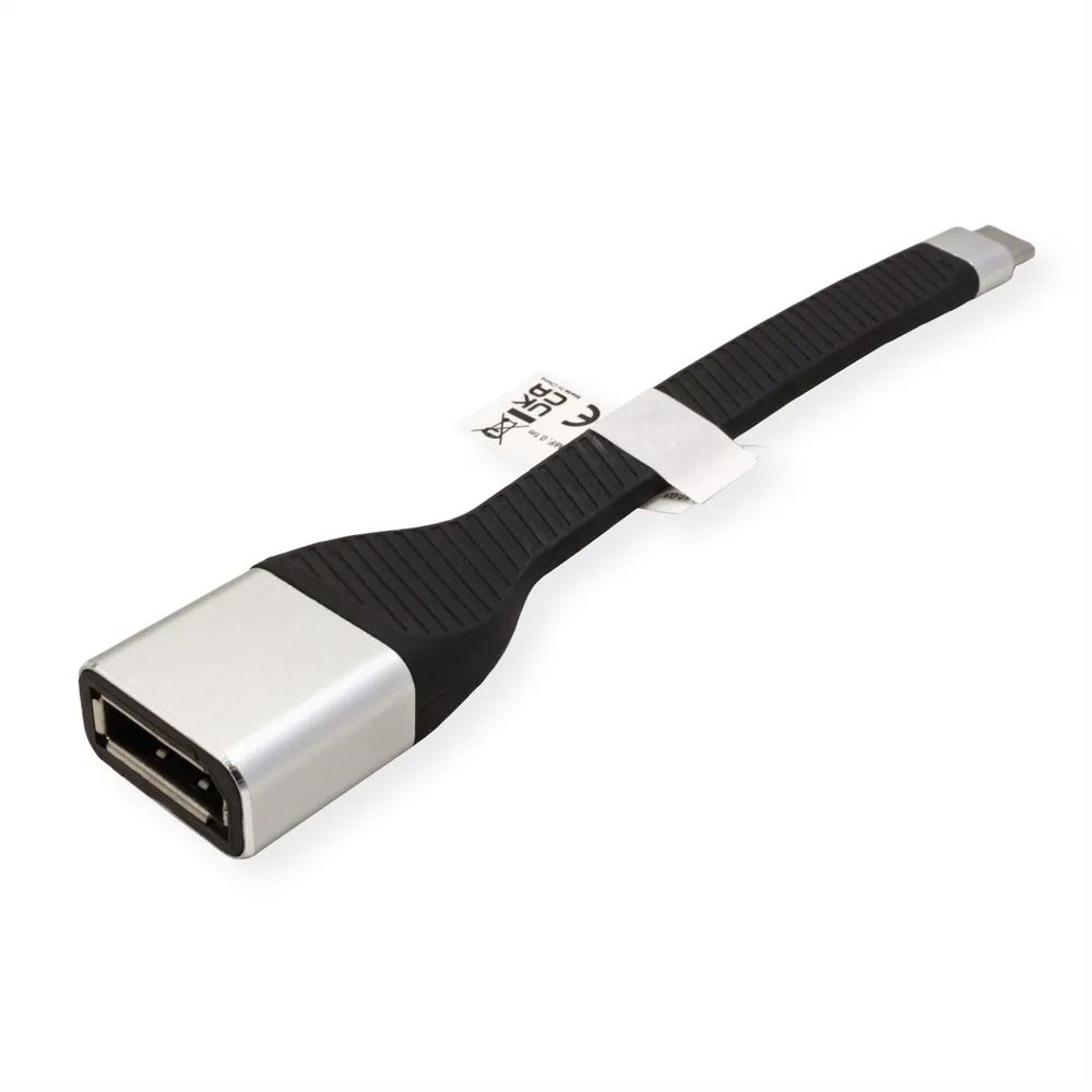 ROLINE Display Adapter USB Typ C - DP, ST/BU, 0,13 m