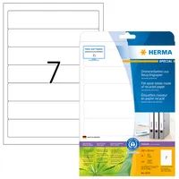 HERMA 10745 - Weiß - Selbstklebendes Druckeretikett - Gestanztes Etikett - Papier - Laser/Inkjet - Dauerhaft