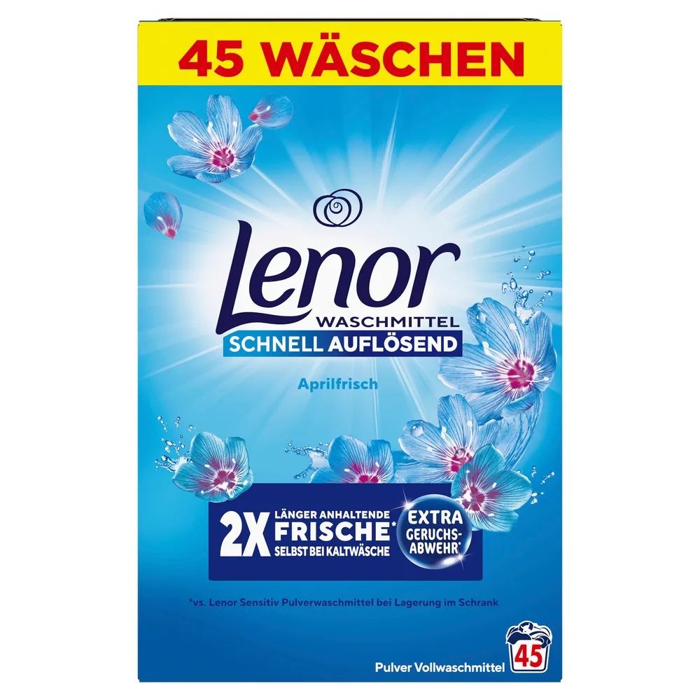 Lenor WM Pulver Aprilfrisch 2.25KG - 