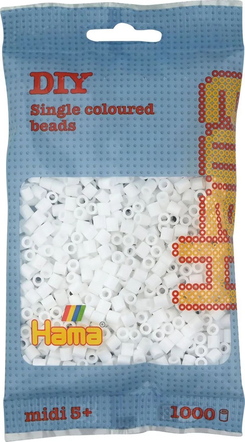Malte Haaning Plastic A/S HAMA Perlen Weiß 1.000 Stück