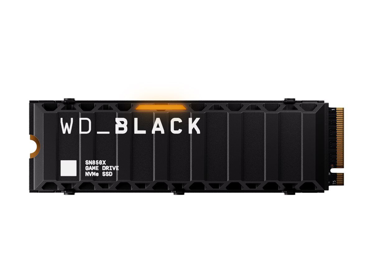 WD WD_BLACK SN850X WDS800T2XHE - SSD - verschlüsselt - 8 TB - intern - M.2 2280 - PCIe 4.0 x4 (NVMe)