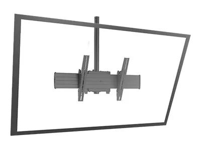 Chief Fusion X-Large Ceiling Display Mount - For Displays 55-100" - Black - Montagekomponente (Deckenmontage, Halterahmen, Säulenmontagekupplung, 2 Verbindungsklammern, rückseitige Abdeckung)