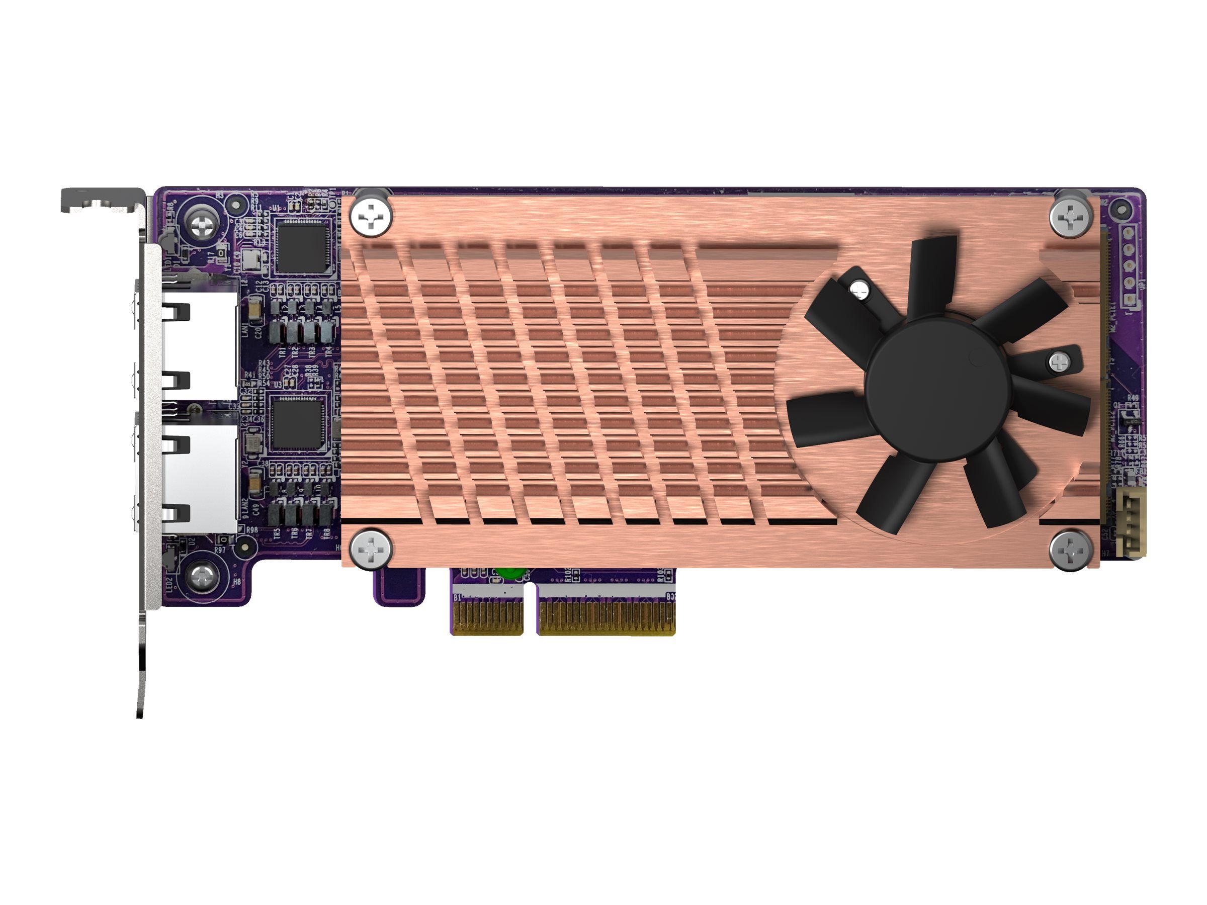 QNAP QM2-2P2G2T - Speicher-Controller - M.2 - M.2 NVMe Card / PCIe 3.0 (NVMe)