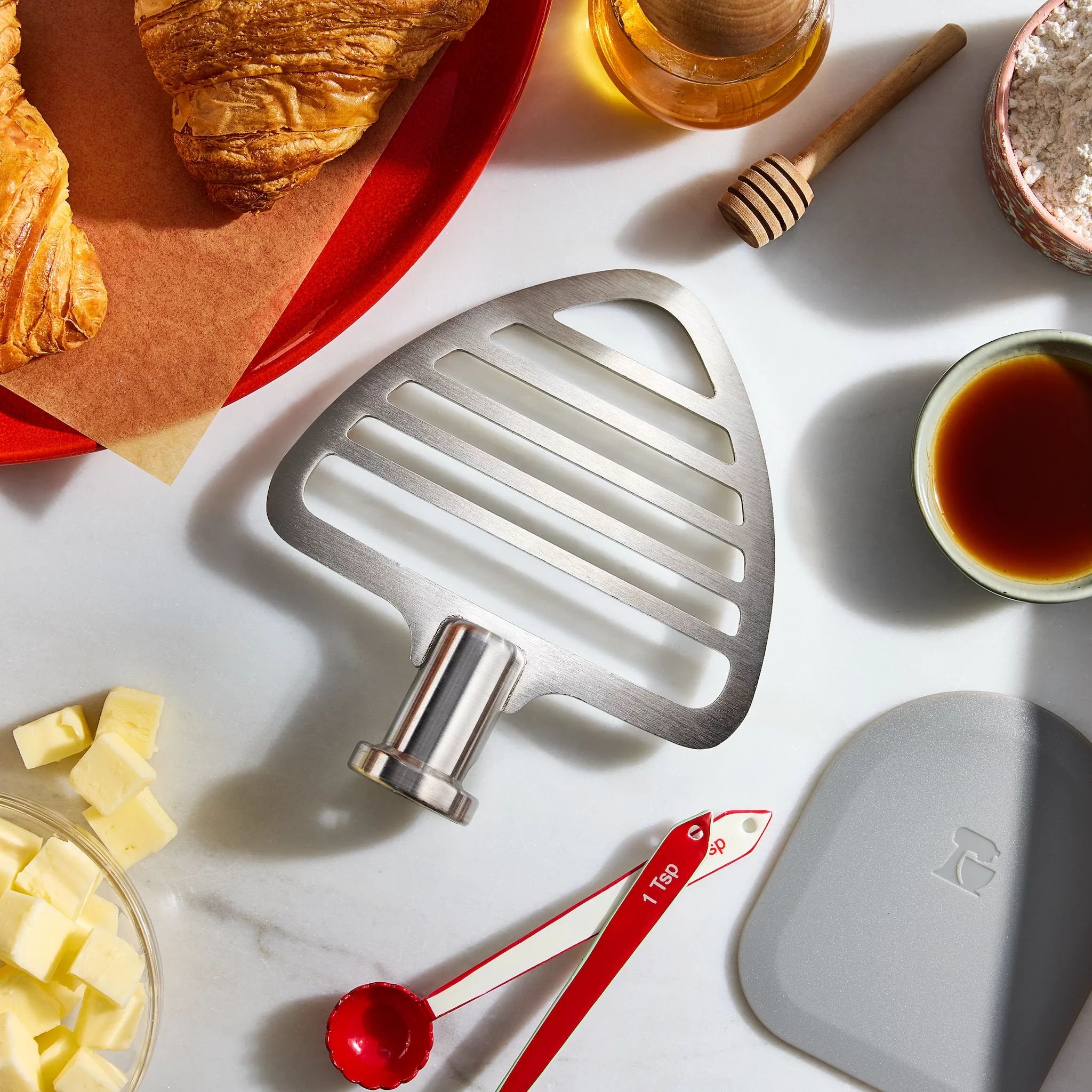 KitchenAid Feingebäck-Rührer aus Edelstahl