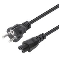 Manhattan Stromkabel C5 auf Schutzkontakt - Strom/Netzteil - 3 m