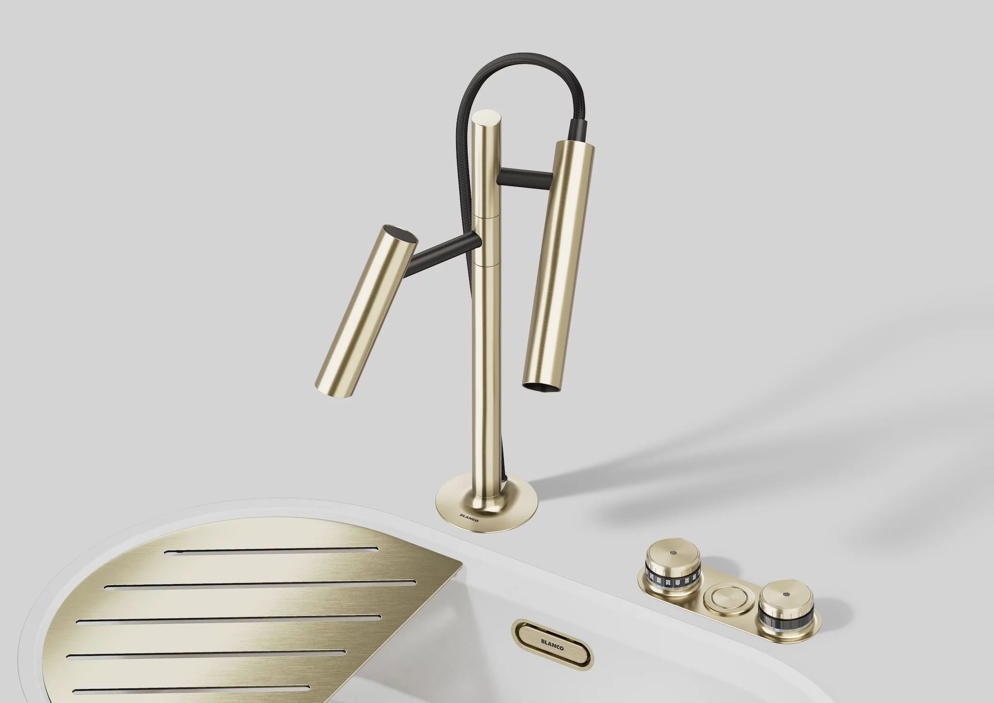 BLANCO CHOICE LUNEOO-S AC HD satin gold