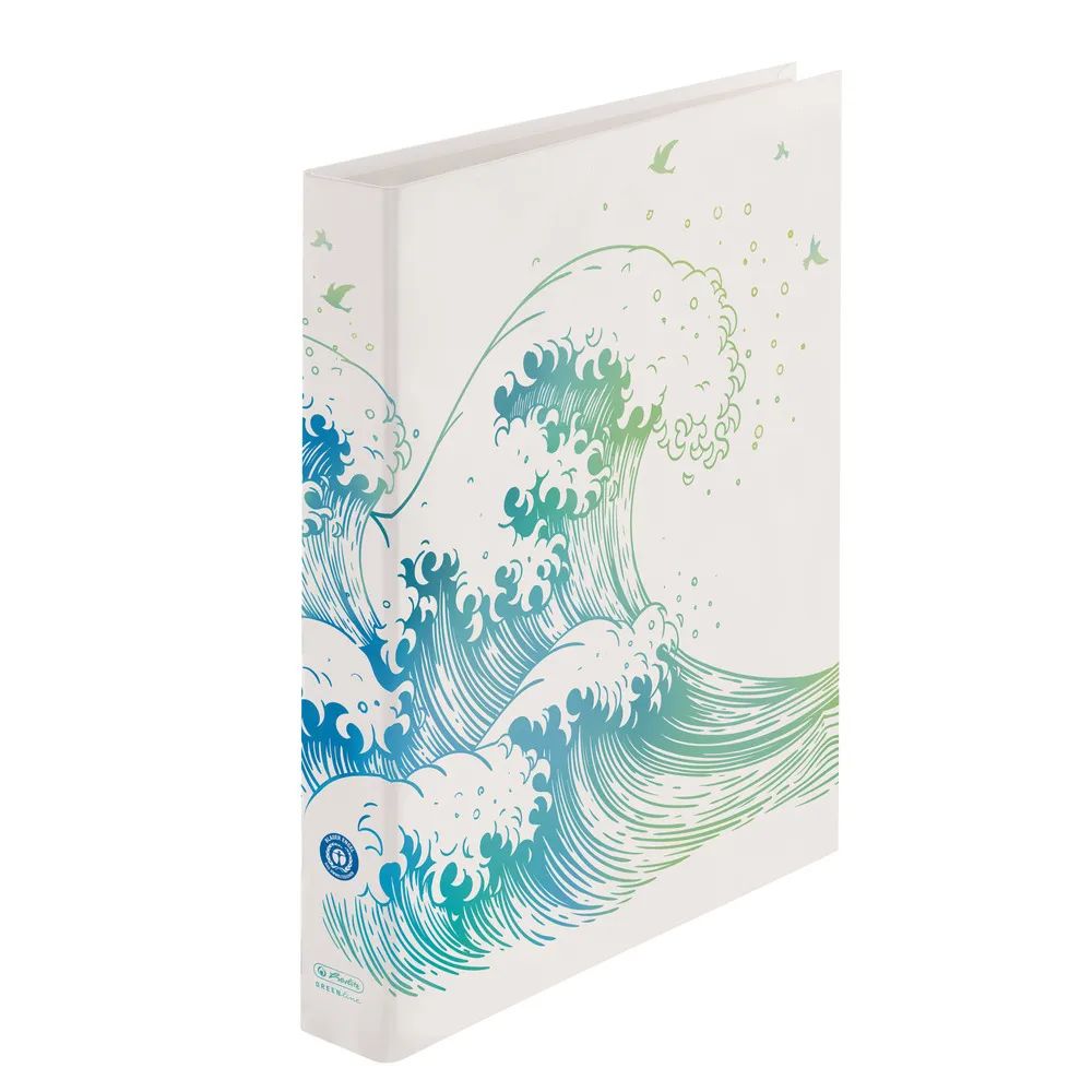 herlitz Ringbuch maX.file 2-Ring A4 GREENline Welle