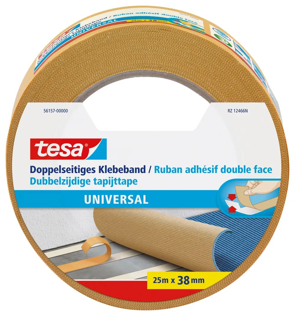Tesa 56157 - Doppelseitiges Klebeband 25 m x 38 mm