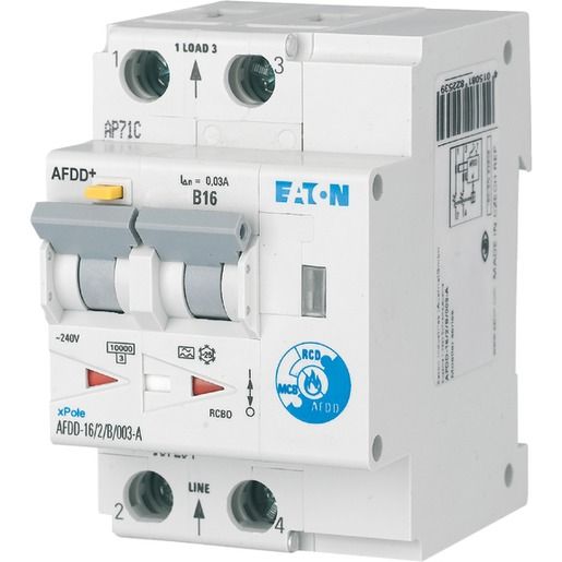 Eaton AFDD BRANDSCHUTZSCHALTER 2.POL / EATON AFDD-16/2/B/003-A 187204