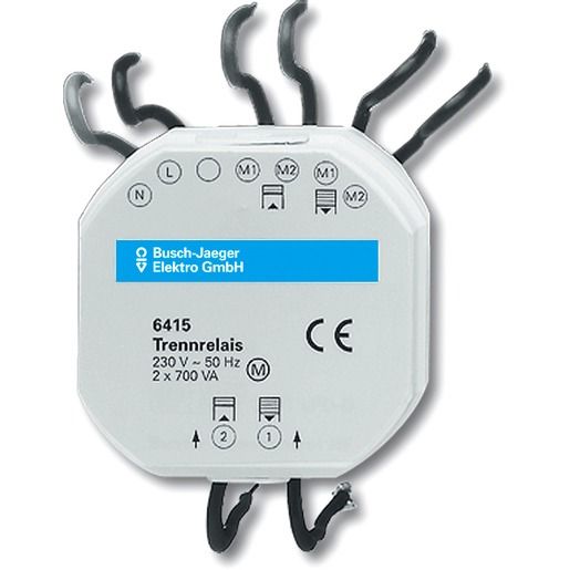 Busch-Jaeger JAL.CONTROL-TRENNRELAIS 6415 / BUSCH 6415 2CKA006410A0302