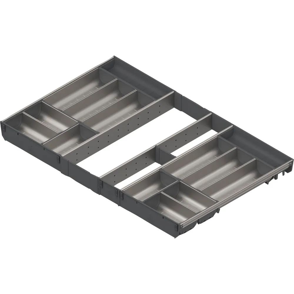 BLUM ORGA-LINE Schalen-Set KB 900/NL 550 mm Edelstahl/Kunststoff