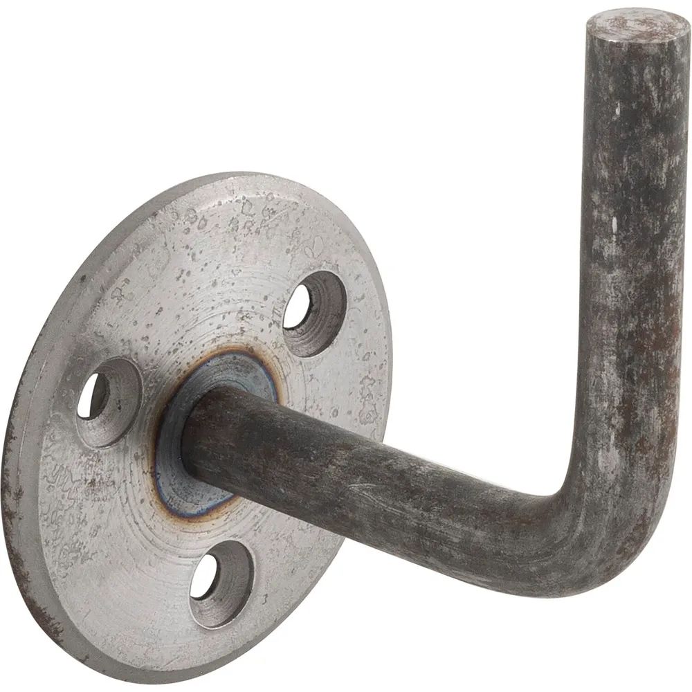 ARTEFERRO Handlaufträger mit Anschweißende, ø 64 mm, Schmiedeeisen